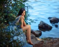 Amazing Model On Site in Ibiza, on the Best Rated Photo Location