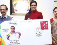 Special postal cover released on shuttler Sindhu