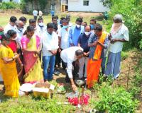MLA Dr. Sanjay Kumar,  paid homage to the construction of two warehouses in Allipur and Ayodhya 