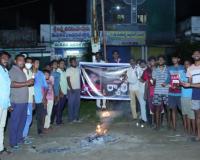 A candle rally was taken out in protest against the rape and murder of a minor girl in Hyderabad