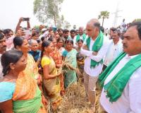 Former Minister Harish Rao Demands Immediate Compensation for Farmers