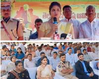 Sangareddy Collector Kranti Valluru Unfurls Flag on Telangana's 10th State Formation Day