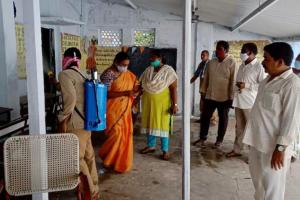 Bellampalli municipal chairman oversees cleanliness drive