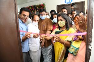 KTR inaugurates 2BHK units near Chanchalguda