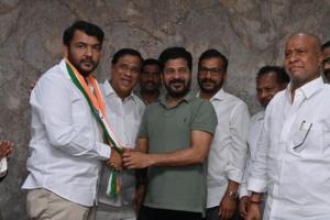 Former TSIDC Chairman's Son, Ex-MLC Mohammad Taveer, Joins Congress: CM Reddy Extends Warm Welcome