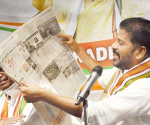 KCR ignored Telangana water share: Revanth